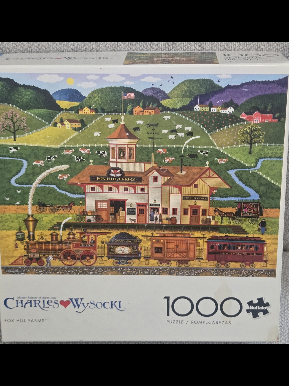 Charles Wysocki Fox Hill Farms 1000-Piece Jigsaw Puzzle - Buffalo Games